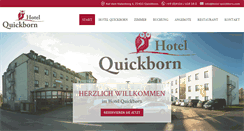 Desktop Screenshot of hotel-quickborn.com